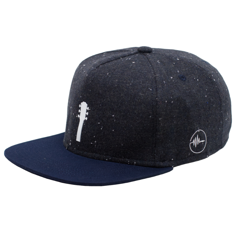 taktfest Guitar Snapback Cap | blue
